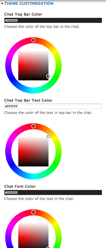 changing chat colors