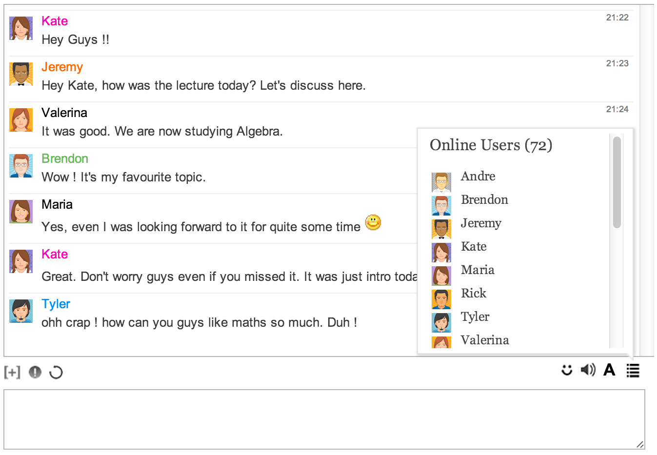 Example of Embedded Chat Room - iFlyChat
