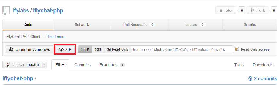 iFlyChat PHP Client GitHub page